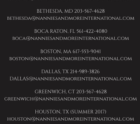 Nannies and more International - Atlanta, GA