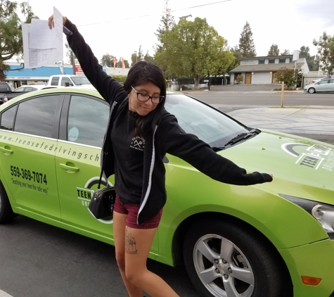 Teen Safe Driving School LLC - Fresno, CA. Received driver license on the first try!