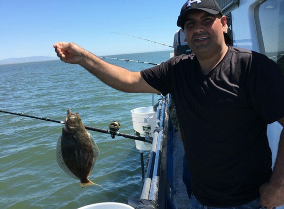 Emeryville Sportfishing - Emeryville, CA. this one was not a keeper but I had to take a pic of it before I released it