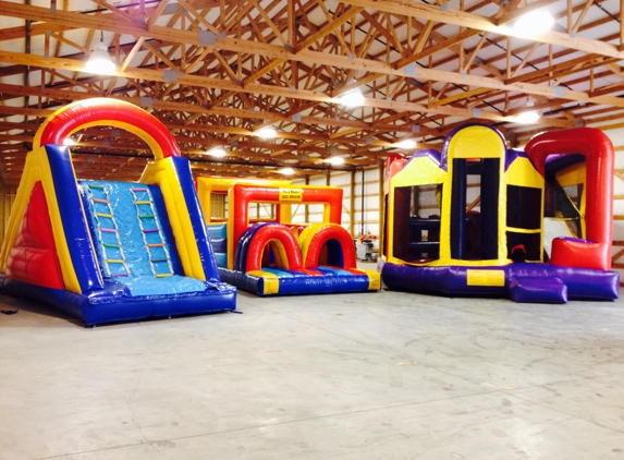 Party Bounce Inflatables & Tent Rentals - Rogersville, TN. Indoor party room available for rental. Call and book your next birthday party, school event, or family reunion.