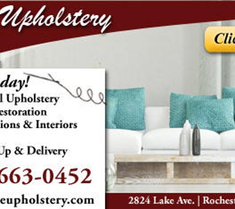 Lake Upholstery - Rochester, NY