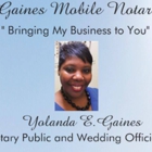 Gaines Mobile Notary