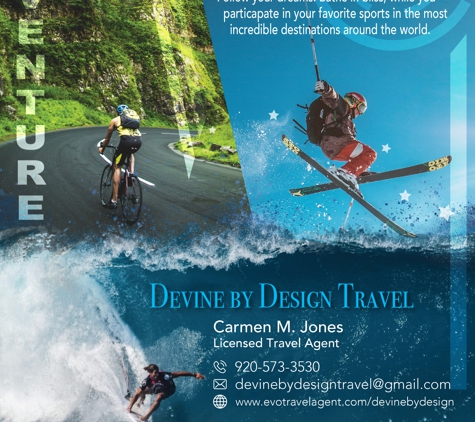 Devine by Design Travel - Omro, WI. Adventure Awaits!