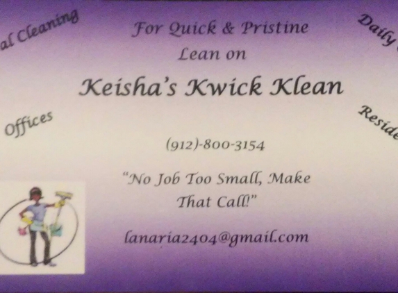 Keisha's Kwick Klean - Brunswick, GA