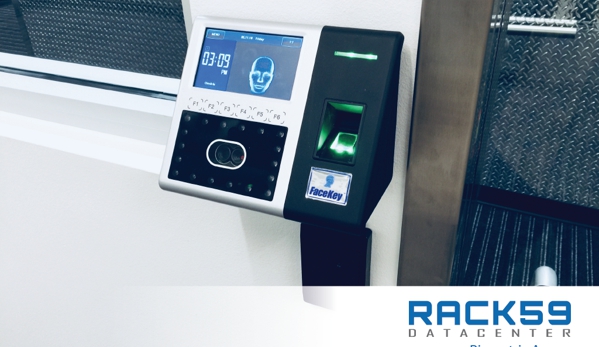 Rack59 Data Center - Oklahoma City, OK. Secure Biometric and RFID Card Access