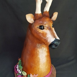 A Slice of Creation - Home Based Bakery - Broomfield, CO. Deer Head Cake