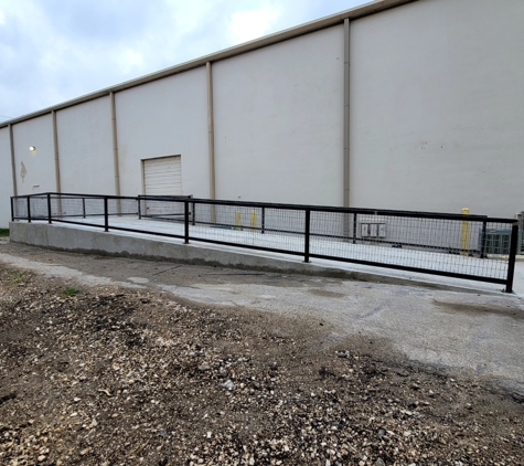 K.M.B. Fabrication and Welding - Bigfoot, TX. ramp rail