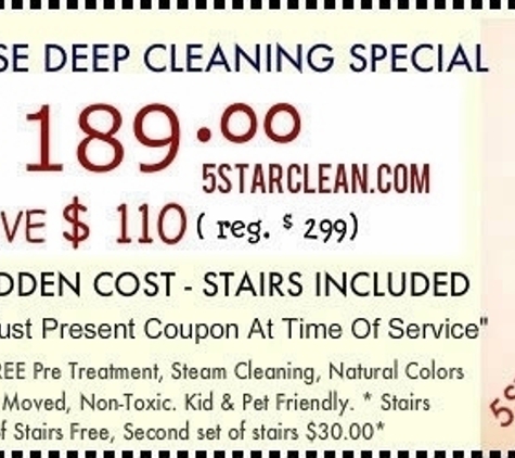 5 Star Carpet Cleaning - Seattle, WA