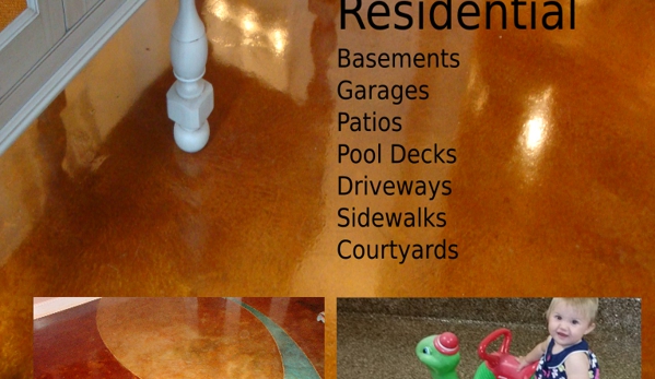 EUROfloors Inc - Concrete Stain & Epoxy Specialists - Davidson, NC. For Residential Clients