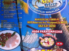 Mariscos Sol Y Mar - Paramount, CA 90723