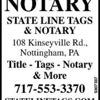 STATE LINE TAGS & NOTARY gallery