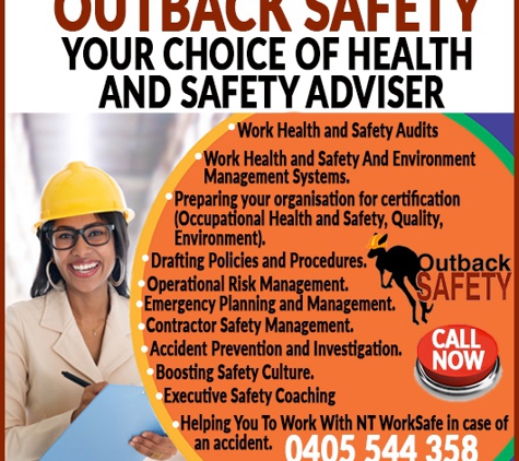 Outback Safety - Casuarina, NT. Outback Safety