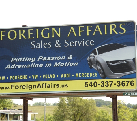 Foreign Affairs - Staunton, VA