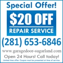 The Sugar Land Garage Door - Garage Doors & Openers