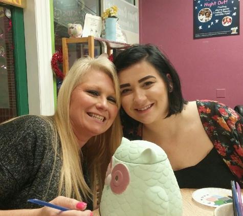 Color Me Mine - Bakersfield, CA. My daughter and me for a fin night out