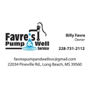 Favre's Pump & Well Service - Water Well Drilling & Pump Contractors