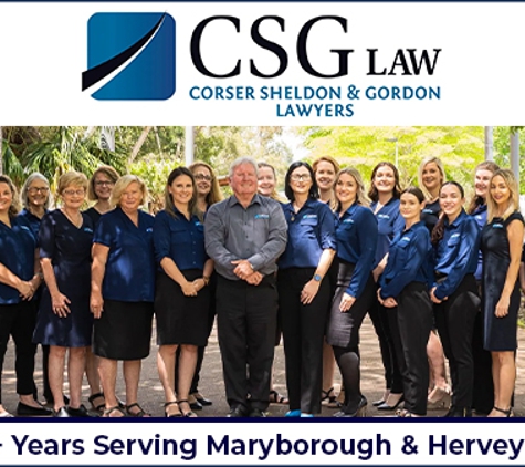 CSG Law Hervey Bay. 140+ Years Serving Maryborough & Hervey Bay