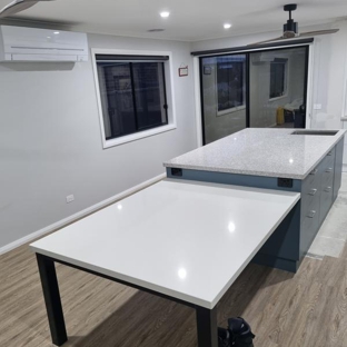 Matthews Joinery & Kitchen Centre - Alfredton, VIC. The middle.. tap is coming...
