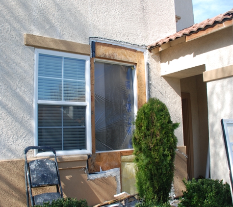 HomePRO - Fair Oaks, CA. Water Leak Repair on Stucco Home in Elk Grove.