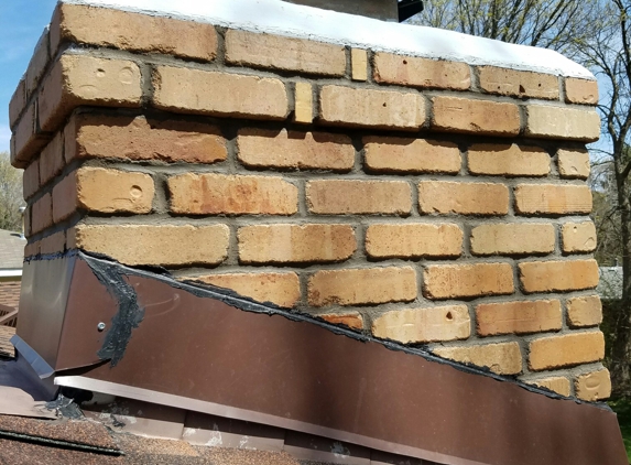 Custom Masonry and Chimney LLC - Hudson, WI. Chimney Rebuild 