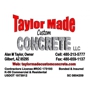 Taylor Made Custom Concrete