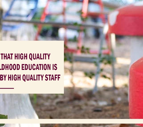 Maryborough Child Care Centre - Maryborough, QLD. Believing that high quality early childhood education is provided by high quality staff.