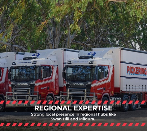 Pickering Transport Group - Swan Hill, VIC. Regional Expertise