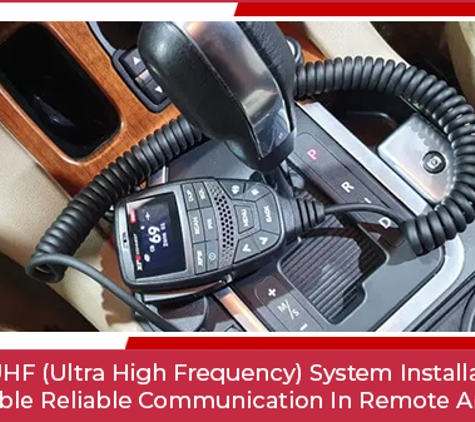 AutoCruze Adelaide - Tranmere, SA. Our UHF (Ultra High Frequency) System Installations Enable Reliable Communication In Remote Areas