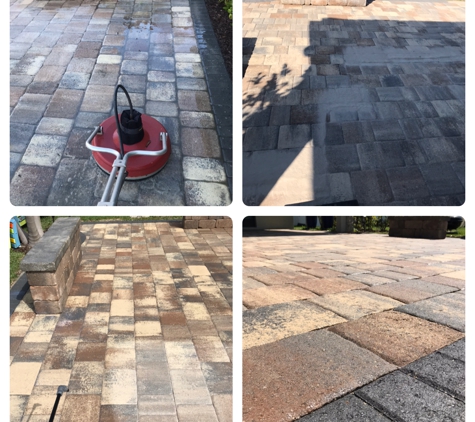 AR&D Inc. Pressure Cleaning - Southwest Ranches, FL. Paver, Cleaning, re-sand and Sealing.
