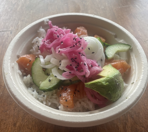 Malelani Cafe - Philadelphia, PA. Cured salmon bowl