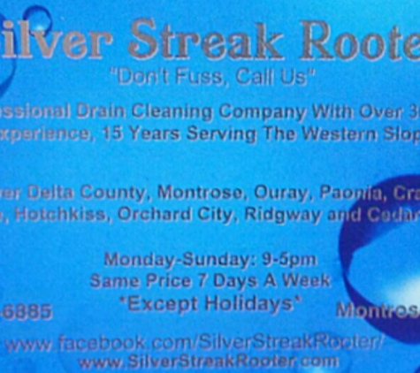 Silver Streak Rooter - Delta, CO