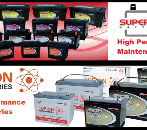 Robbie Cook Auto Electrical & Air Conditioning Pty Ltd MVRL49761 - Dubbo, NSW. Fusion AGM & Super Start Batteries