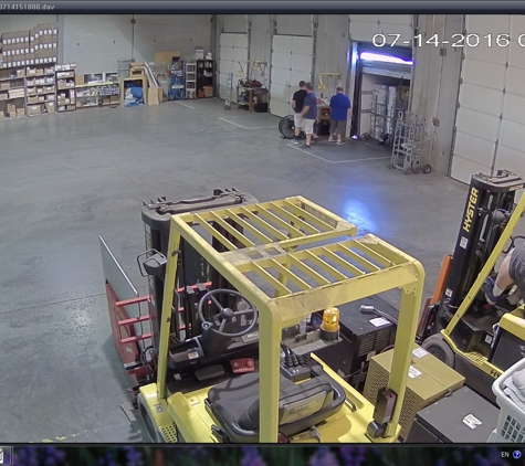 Texas State Alarm - Harlingen, TX. 4k Camera we installed in a customers ware house.  "Get to work, you are on camera!"