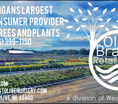 West Olive Nursery - West Olive, MI. OPEN TO THE PUBLIC ALL SEASON LONG!