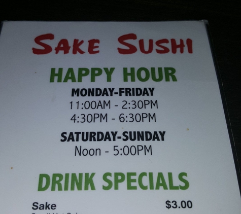 Sake Sushi - Chaska, MN