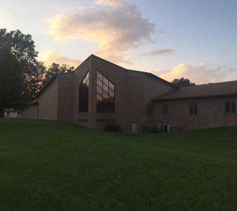 Zion Lutheran Church - Wabash, IN. View of church from Southwood Drive