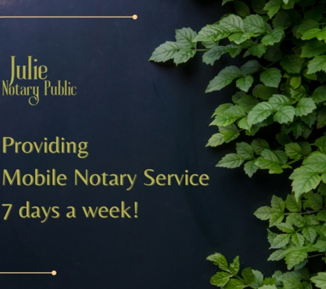 Julie -Notary Public - Lake Stevens, WA