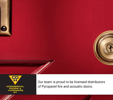 Commercial Doors & Hardware NT - Berrimah, NT. Our team is proud to be licensed distributors of Pyropanel fire and acoustic doors.