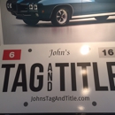 johns tag and title service mva approved 410-744-TAGS - Vehicle License & Registration