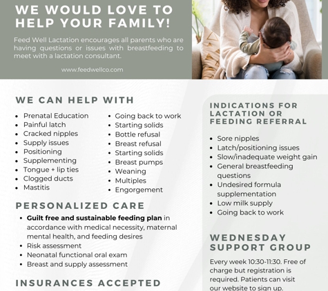 Feed Well Co Lactation + Infant Feeding - Columbia, MD