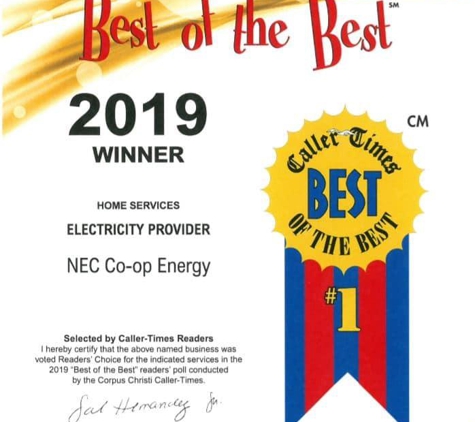 NEC Co-op Energy - Corpus Christi, TX