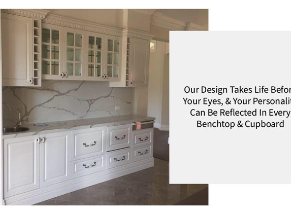 GV Kitchens. Our Design Takes Life Before Your Eyes, & Your Personality Can Be Reflected In Every Benchtop & Cupboard