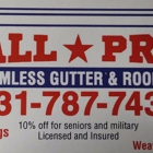 All Pro Seamless gutter and roofing