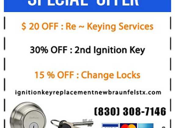 Ignition Key Replacement New Braunfels TX - New Braunfels, TX