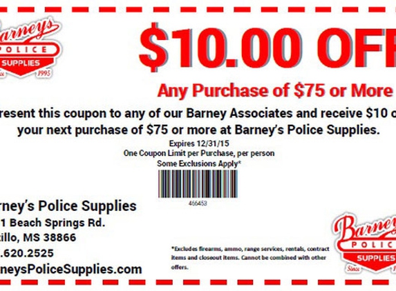 Barney's Police Supplies - Saltillo, MS