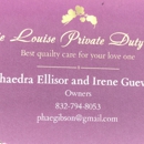 Ellie Louise Private Duty Care - Home Health Services