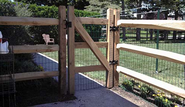 Pro Max Fence Systems - Reading, PA. Rustic split rail is not just for rural areas! Adding black heavy duty wire can add appeal to any urban setting. Very economical!