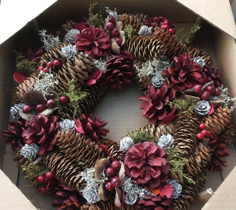 Armstrong Garden Centers - Los Angeles, CA. One of their holiday wreaths.
