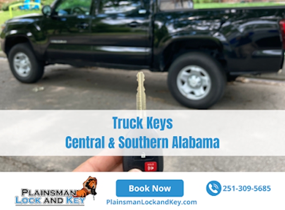 Plainsman Lock and Key. We make truck keys!