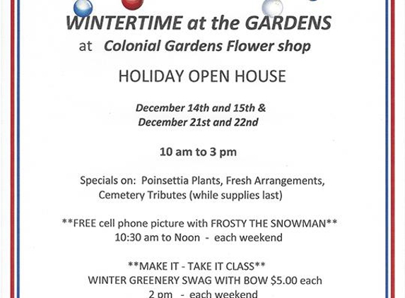 Colonial Gardens Flower Shop & Greenhouse - Huron, OH